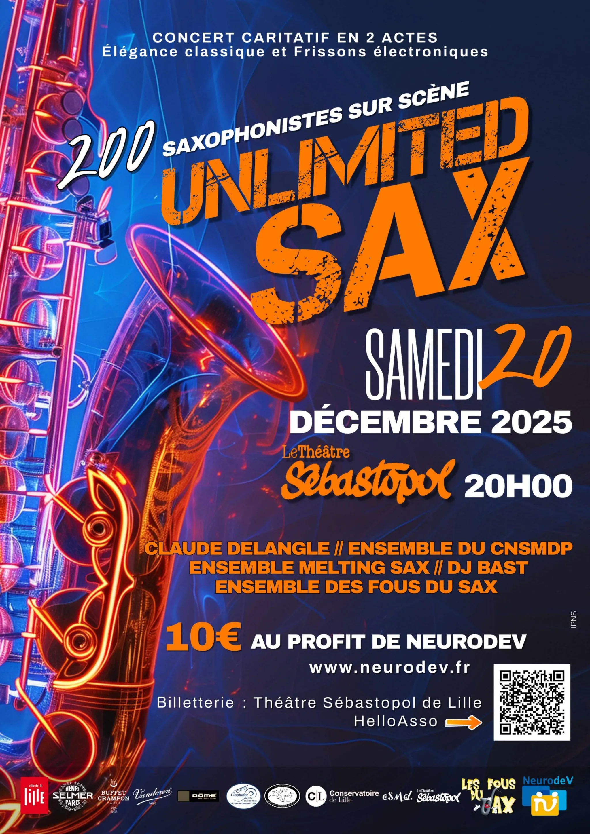 Concert caritatif Unlimited Sax